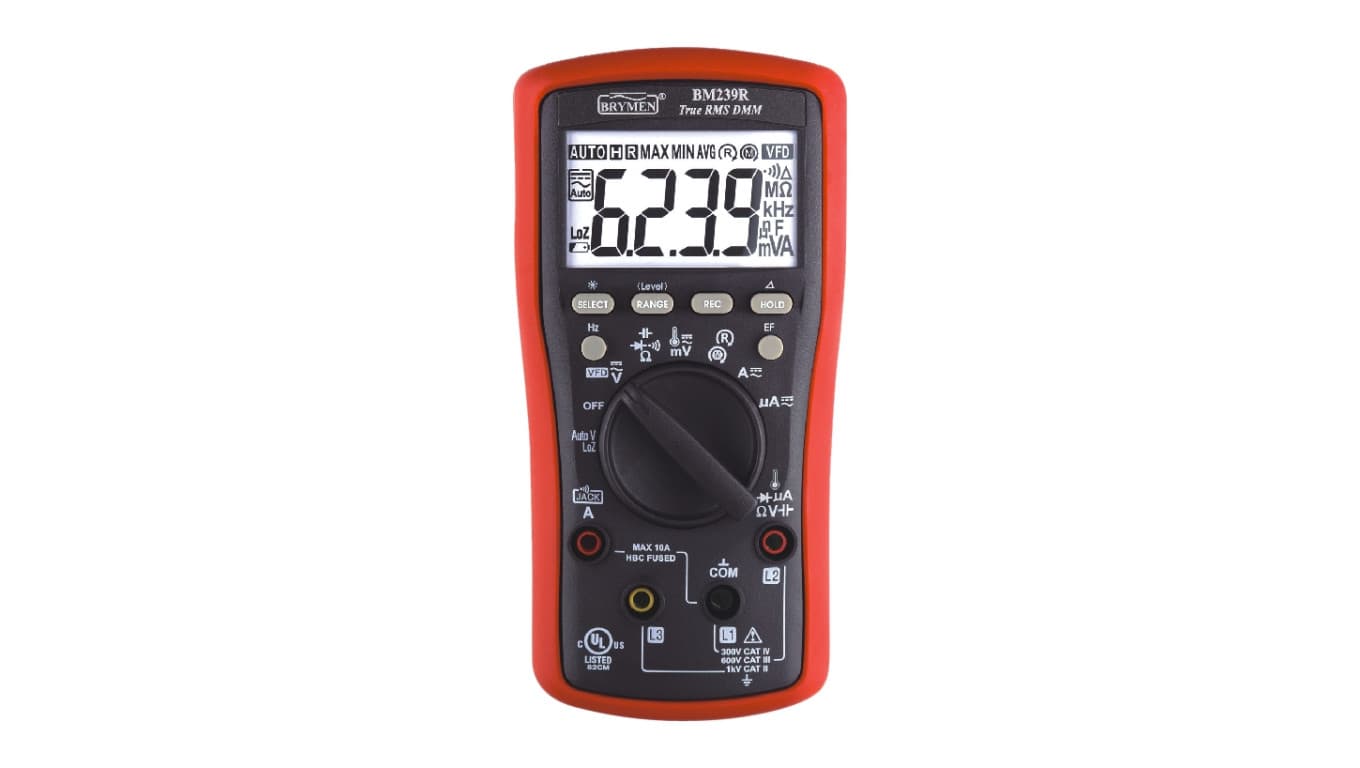 

Miernik TRMS (AC+DC) test wirowania faz Brymen BM239R, Ac+dc) test wirowania faz brymen bm239