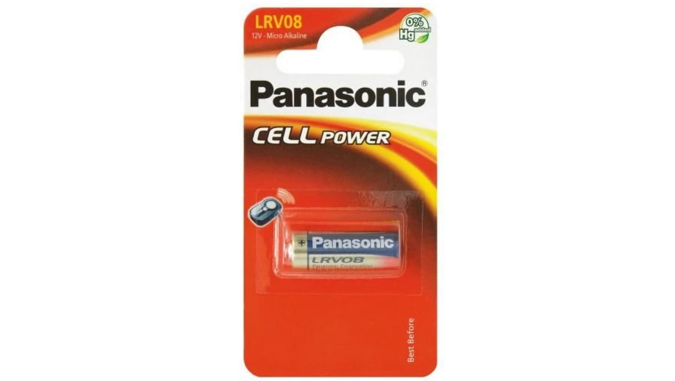 

Bateria alkaliczna do pilota LRV08 A23 L1028 12V Panasonic BLISTER 1szt.