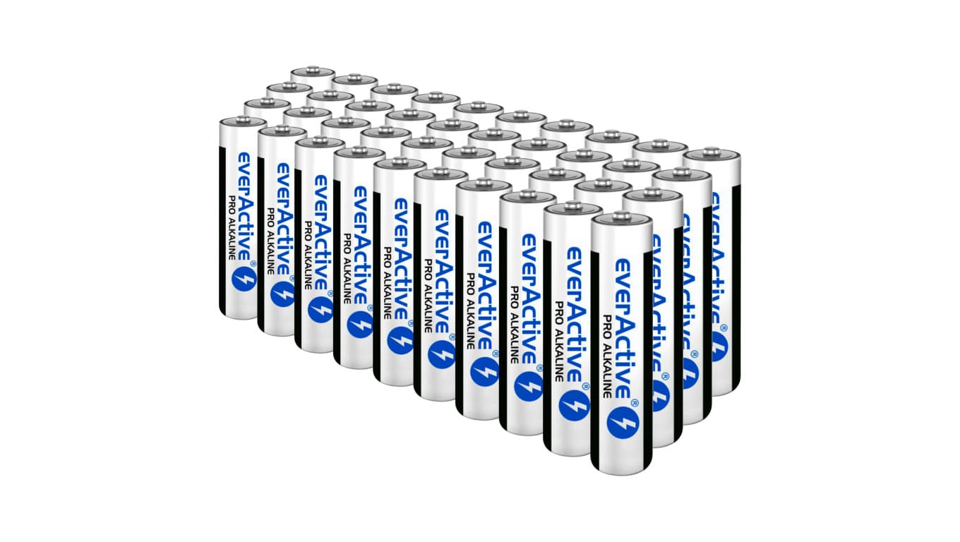 

Bateria alkaliczna LR03 AAA 1,5V everActive Pro Alkaline PUDEŁKO 40szt.