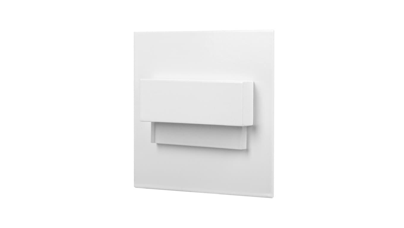 

TRACO LED 1,5W, oprawa schodowa podtynkowa, 12VDC, 30lm, 6000K, biały, innowacyjny sposób montażu