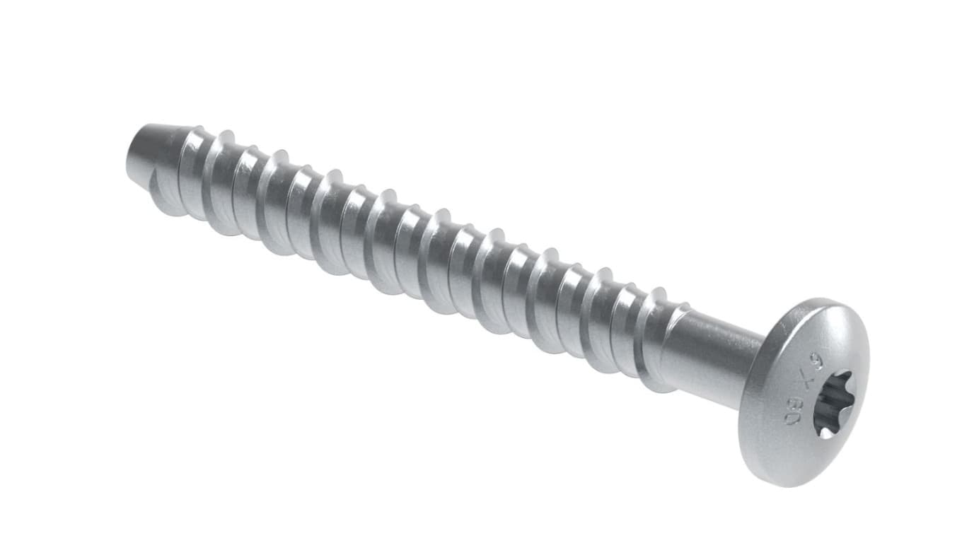 

W-LX-PX Śruba do betonu z łbem stożkowym o średnicy 14.6 mm długość 40mm TORX T30 62431304 / 100szt /