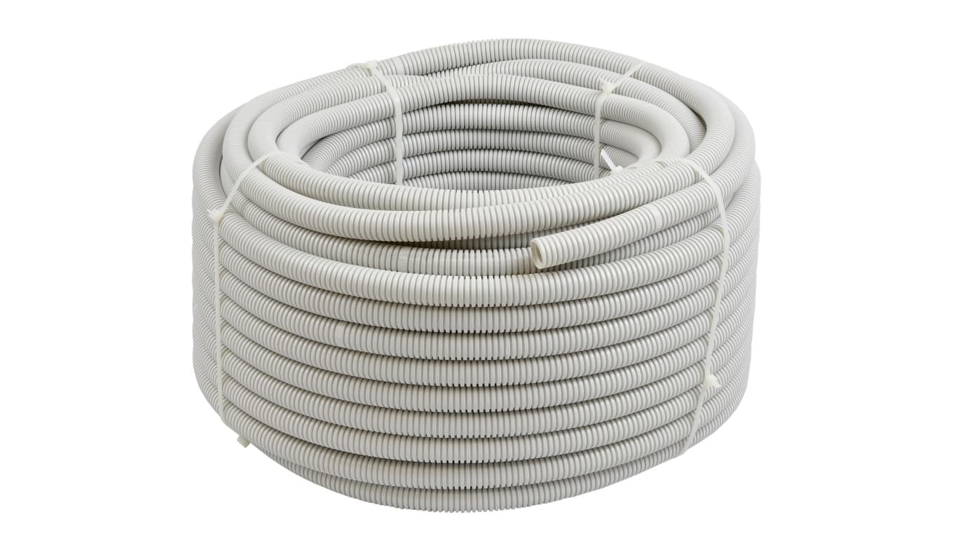 

Rura karbowana elektroinstalacyjna RKGL 25/19mm giętka samogasnąca peszel 320N PVC UV szara 10m
