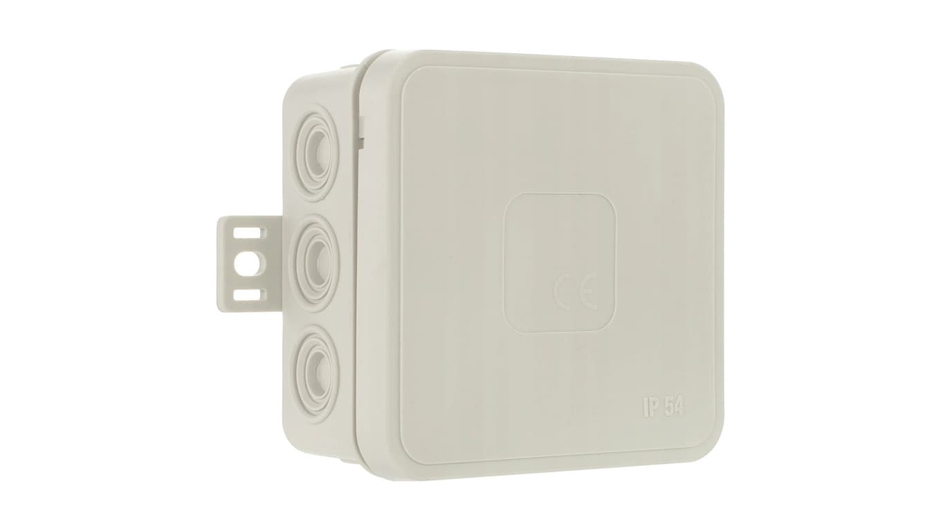 

V7 Pusz.n/t 100x100x41mm IP54 12-wl klik z osł.popiel elast. (1LM)