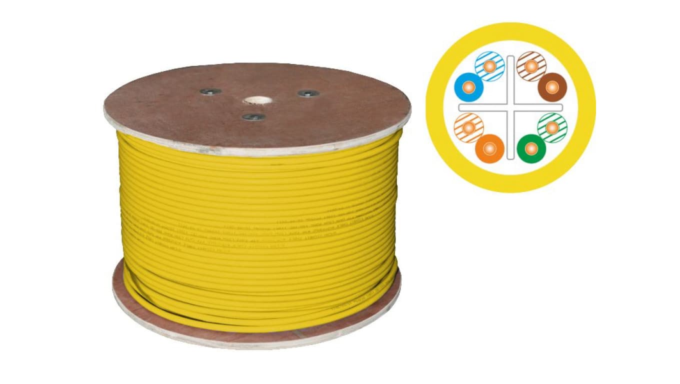 

Kabel U/UTP kat.6 LSOH 4x2x23AWG B2ca 500m (ŻÓŁTA powłoka) 25 lat gwarancji, badanie jakości laboratorium INTERTEK (USA) ALANTEC - ALANTEC, Usa) alantec - alante