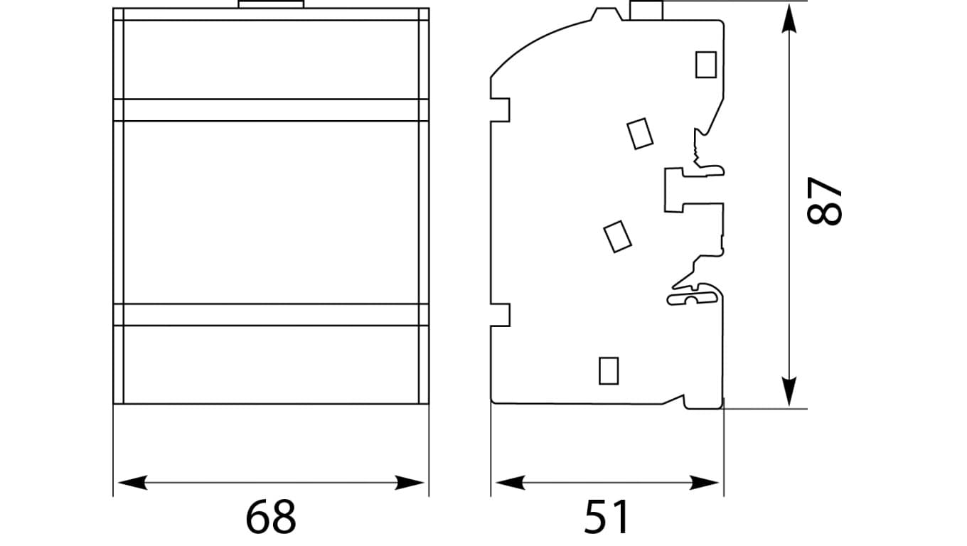 

Blok rozdzielczy 4x7 mostek łączeniowy 407