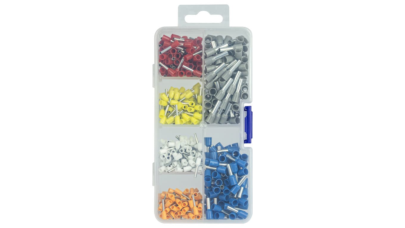 

Zestaw końcówek tulejkowych 0,5mm-4,0mm 600szt