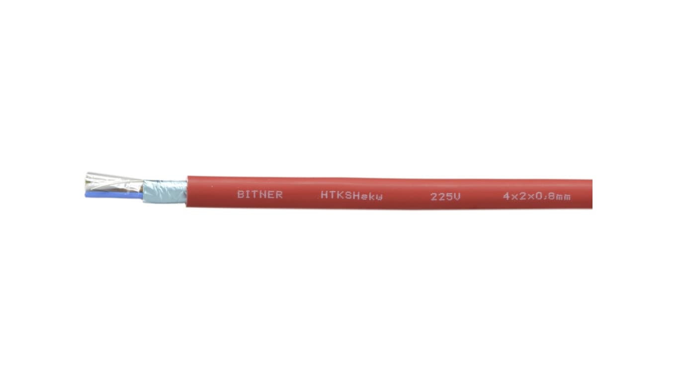 

Kabel bezhalogenowy w ekranie HTKSHekw PH90 4x2x0,8 Bitner /100m/
