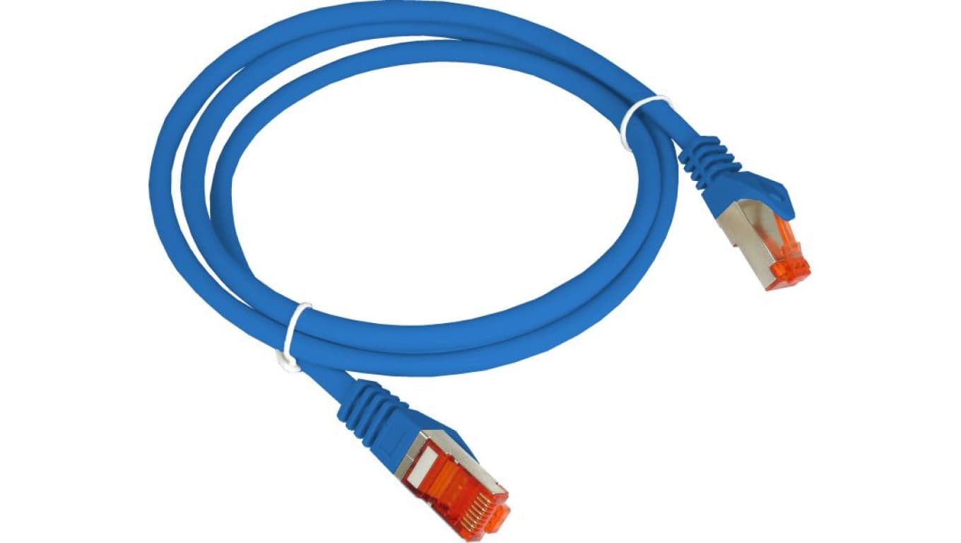 

Patch-cord S/FTP kat.6A LSOH 0.5m niebieski ALANTEC - ALANTEC