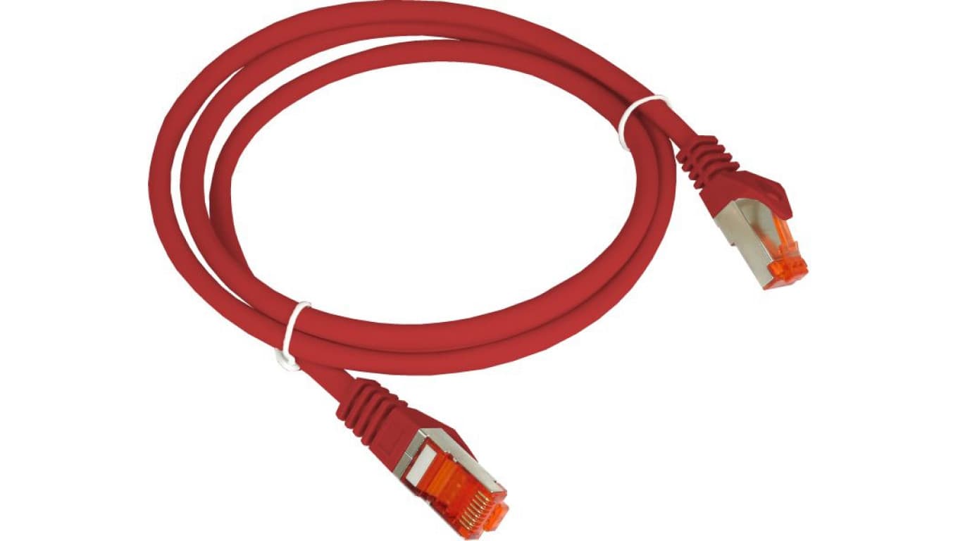 

Patch-cord S/FTP kat.6A LSOH 0.5m czerwony ALANTEC - ALANTEC