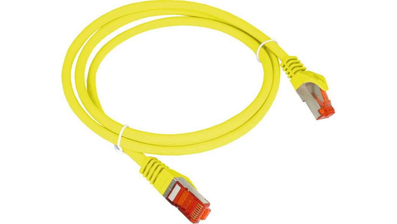 

Patch-cord S/FTP kat.6A LSOH 1.0m żółty ALANTEC - ALANTEC