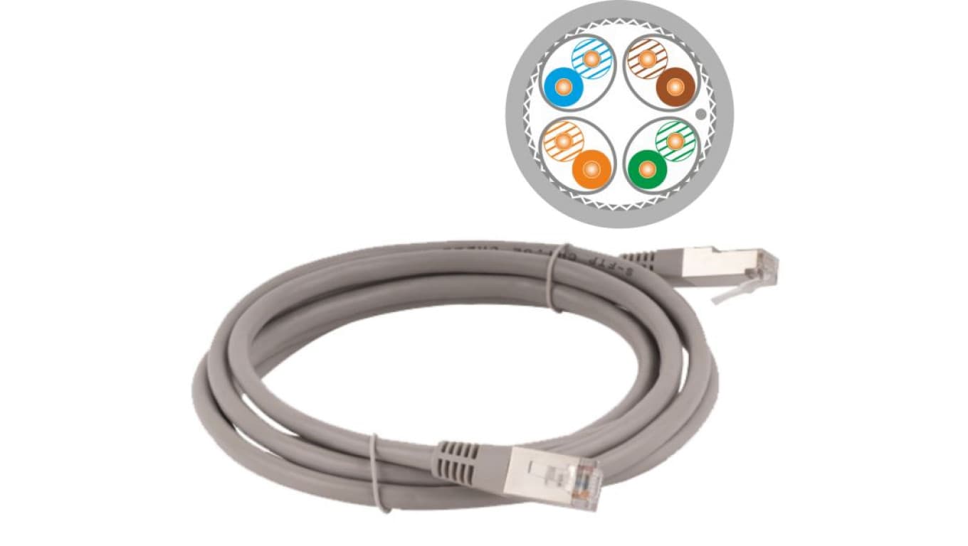 

Patch-cord S/FTP kat.6A LSOH 2.0m szary ALANTEC - ALANTEC