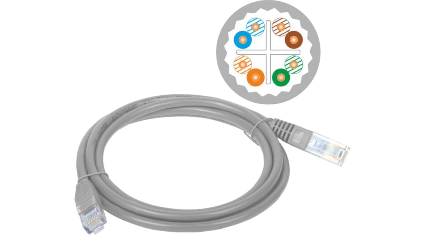 

Patch-cord U/UTP kat.6A LSOH 5.0m szary ALANTEC - ALANTEC