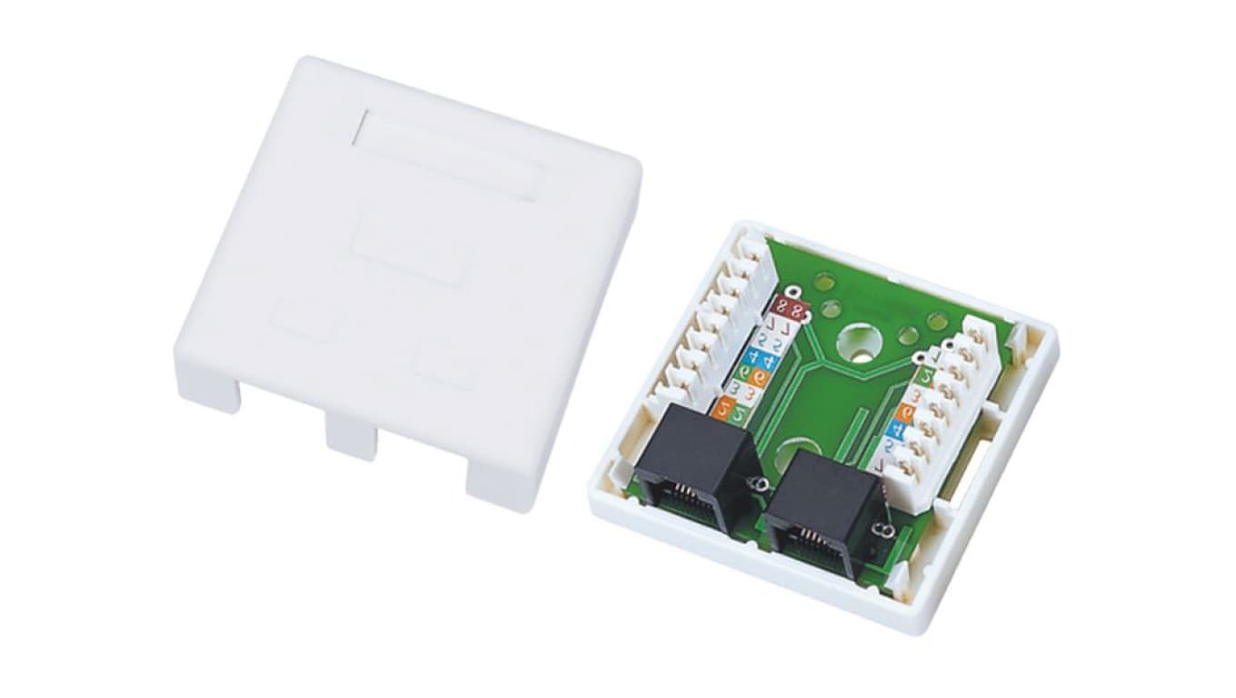 

Gniazdo natynkowe UTP kat.6 2xRJ45 ALANTEC - ALANTEC