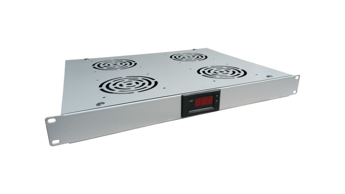 

Panel wentylacyjny 19" 1U, 4 wentylatory, termostat, kolor szary ALANTEC - ALANTEC