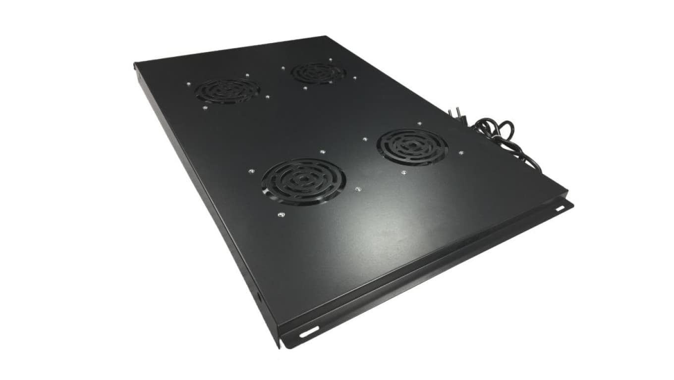 

Panel wentylacyjny dachowy, 4 wentylatory, do szaf 600x800, kolor czarny ALANTEC - ALANTEC
