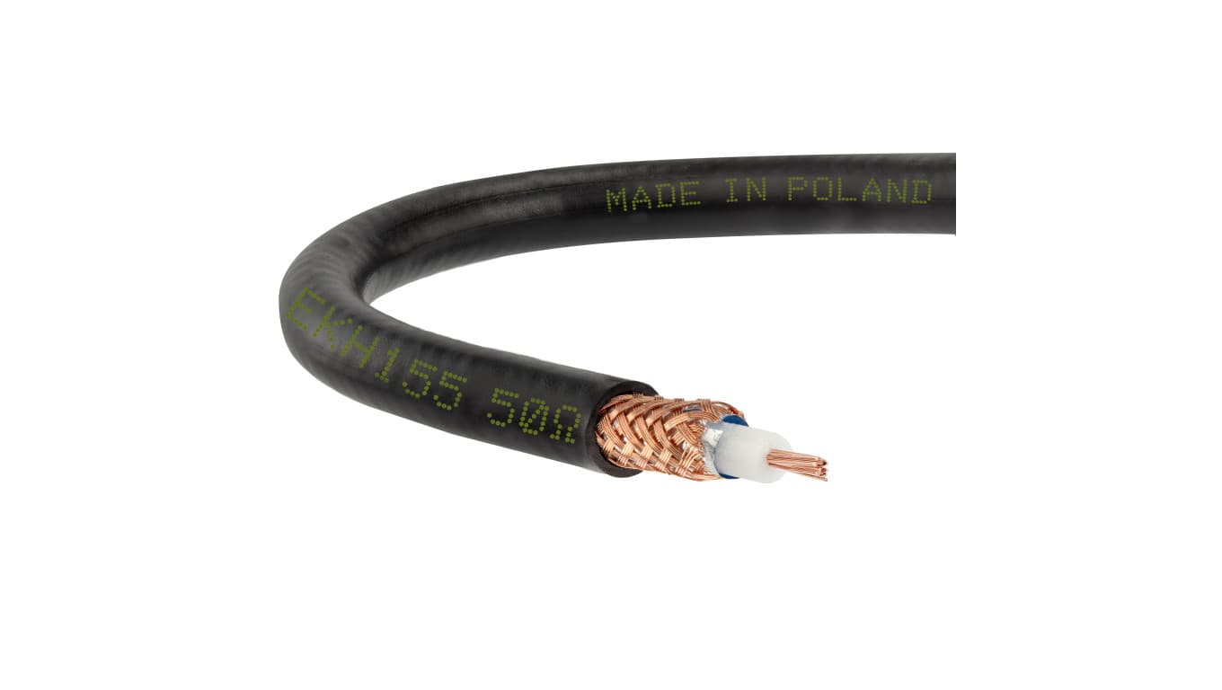 

Kabel koncentryczny EK-H155 (YWLXpek 50-1.17mm2/3.9)