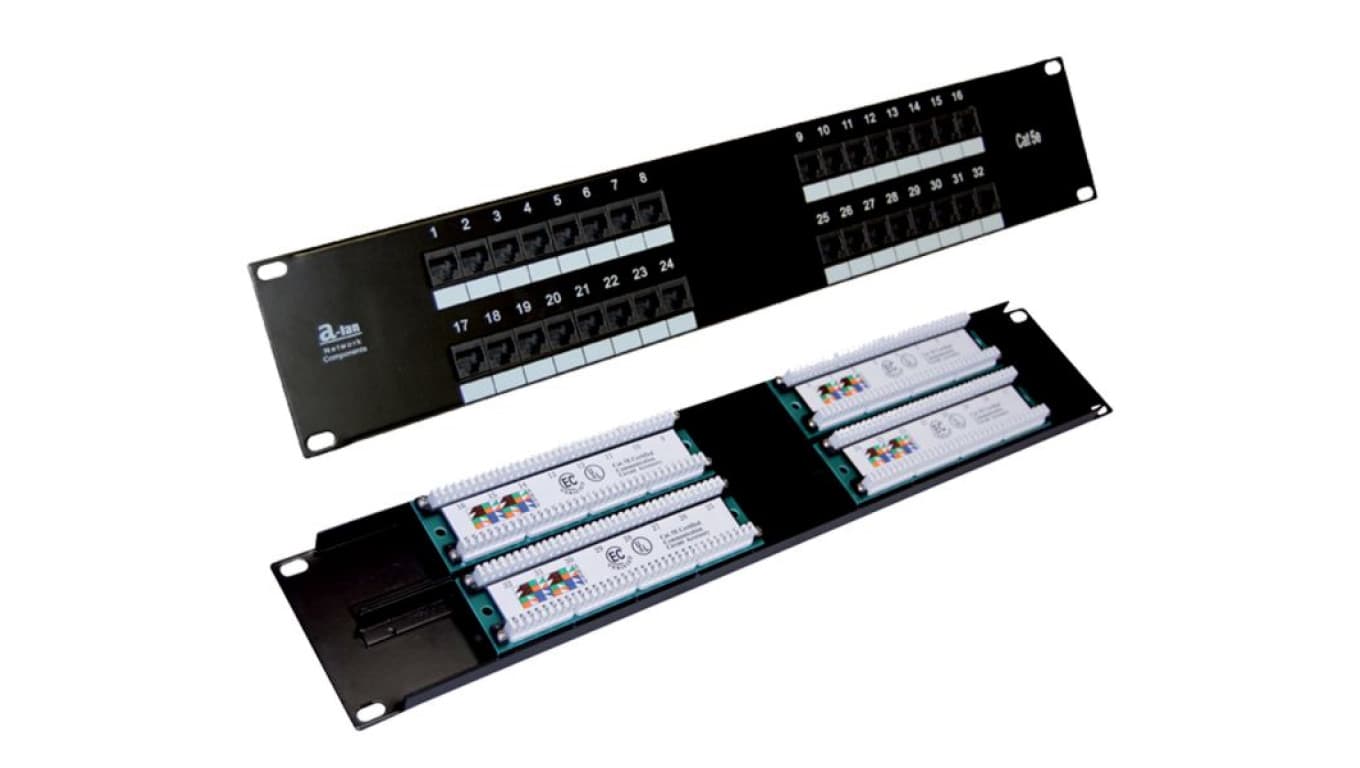 

Patch panel UTP kat.5e 32 porty LSA 2U ALANTEC - ALANTEC