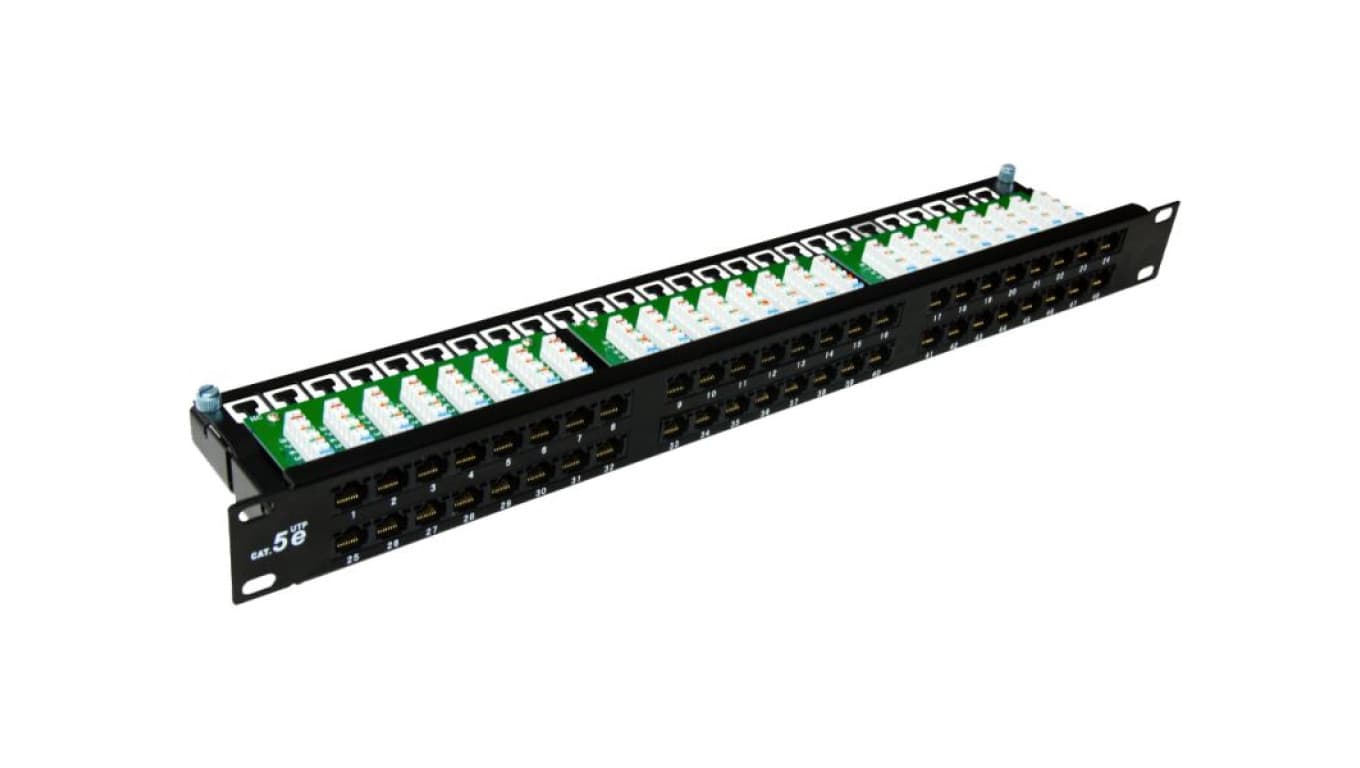 

Patch panel OPTIMUM UTP kat.5e 48 portów LSA 1U ALANTEC - ALANTEC