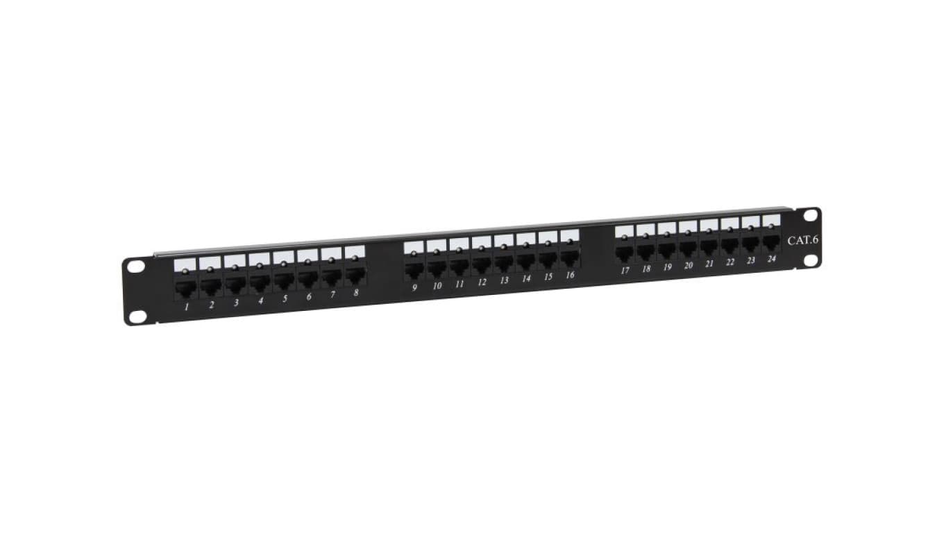 

Patch panel NAVI LED UTP kat.6 24 porty LSA 1U ALANTEC - ALANTEC