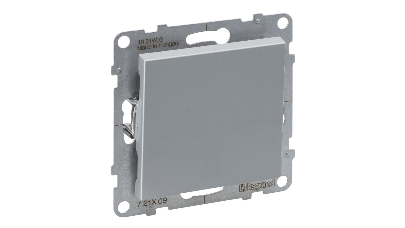 

SUNO Przycisk pojedynczy aluminium 6A 250V zaciski automatyczne 721309
