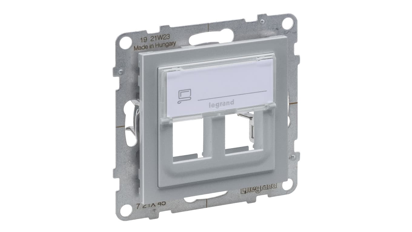 

SUNO Adapter KEYSTONE podwójny aluminium 721345