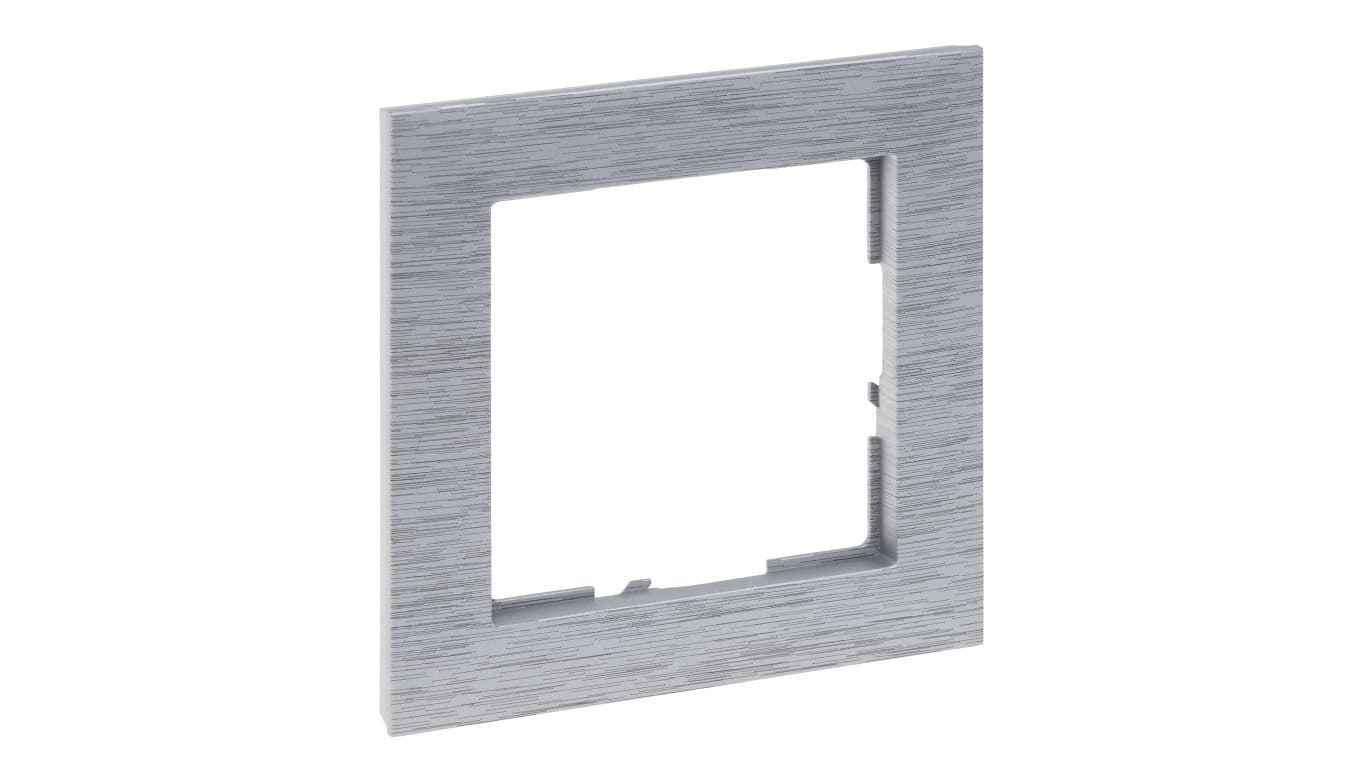 

SUNO Ramka jednokrotna aluminium szczotkowane 721561