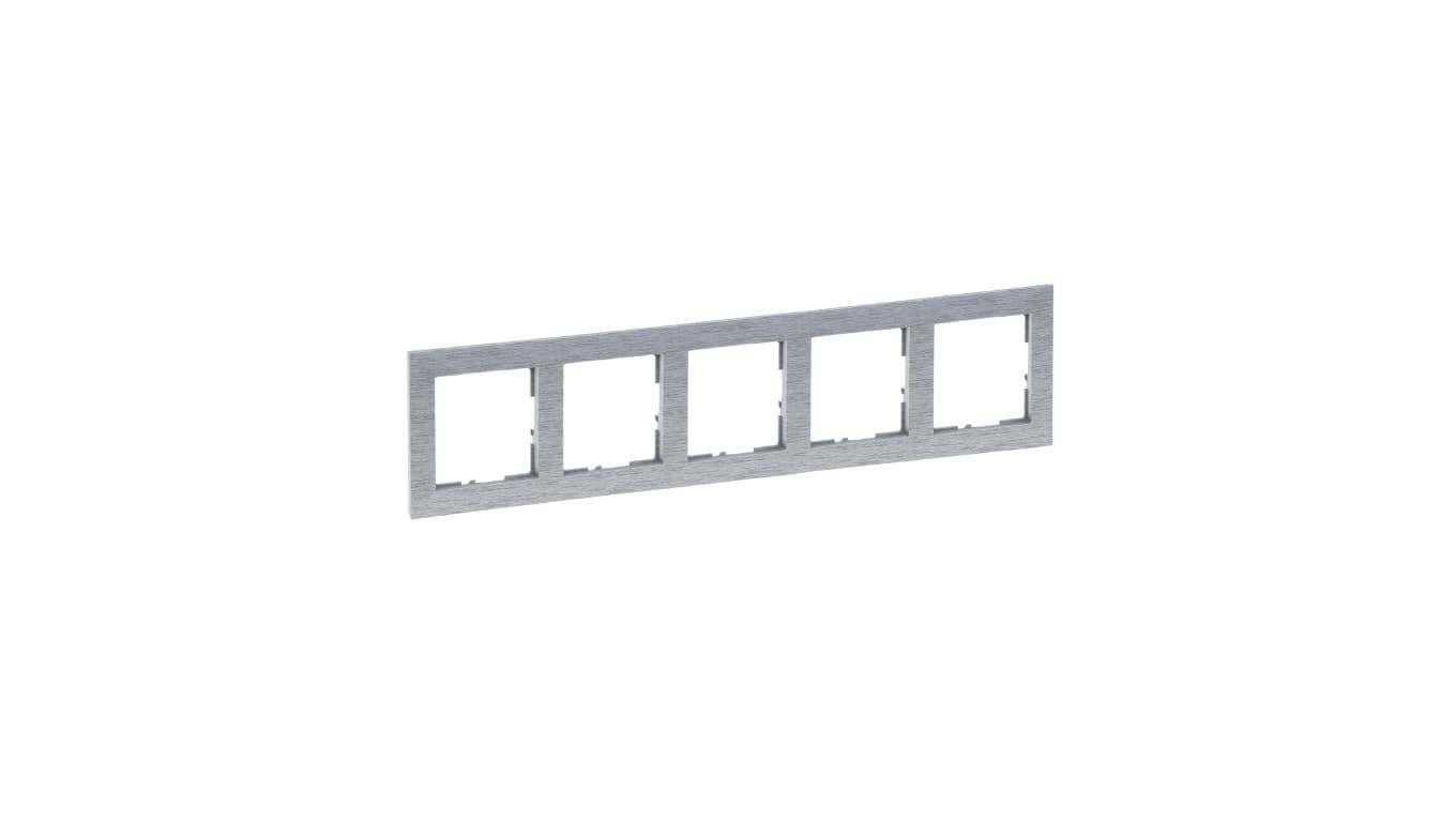 

SUNO Ramka pięciokrotna aluminium szczotkowane 721565