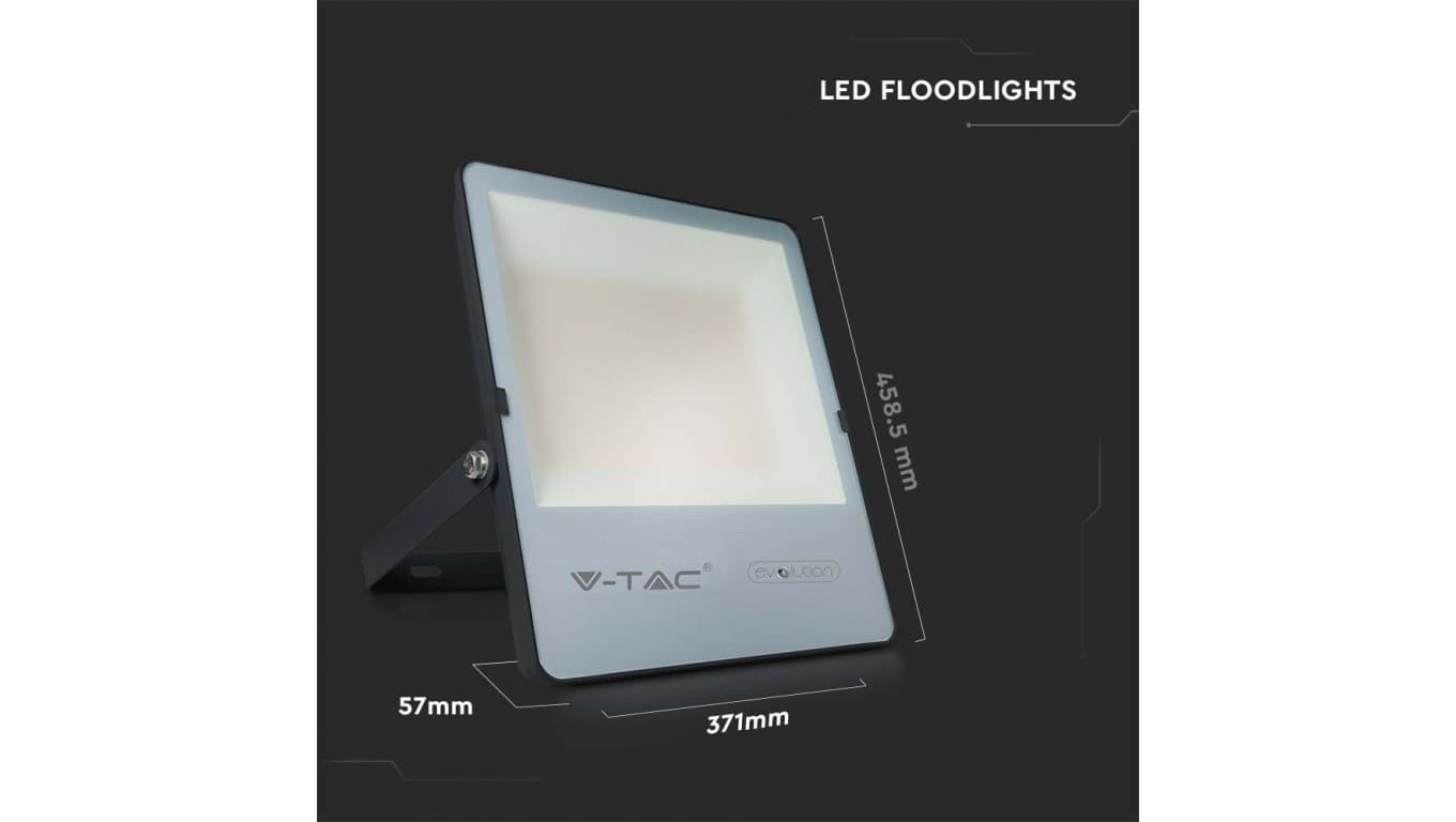 

Projektor LED 200W 31500lm 4000K Dioda 185LM/W IP65 Czarny 5 Lat Gwarancji 20457