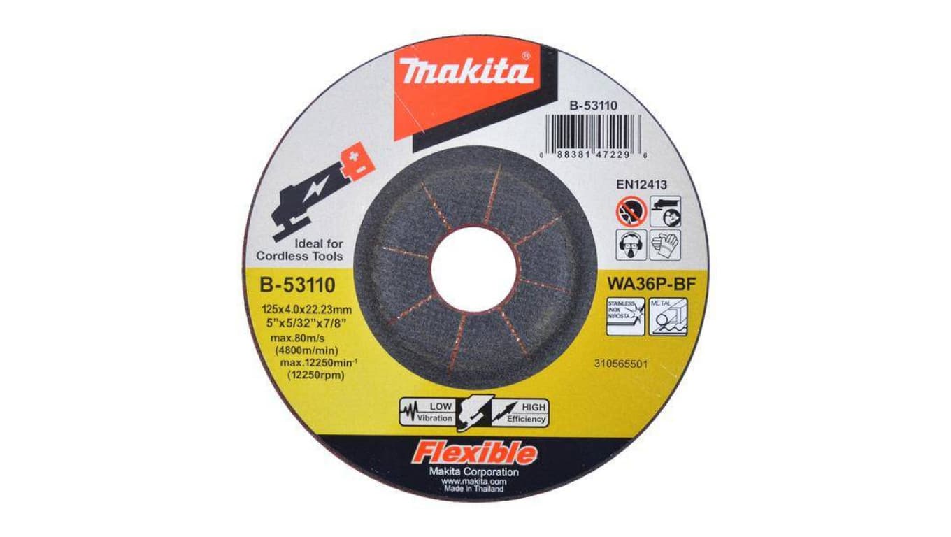 

ELASTYCZNA TARCZA SZLIFIERSKA 125X4X22,23MM