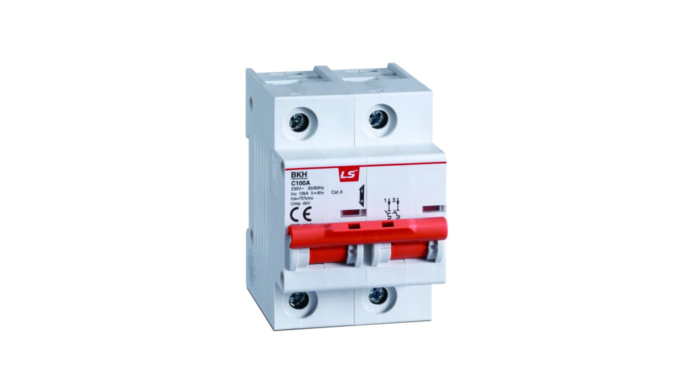 

Wyłącznik nadprądowy 1,5 modułu 2P C 100A 10KA BKH 2P C100A 06110339R0