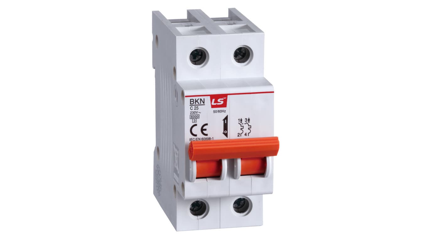 

Wyłącznik nadprądowy 2P C 40A 6KA BKN 2P C40A 06120223R0
