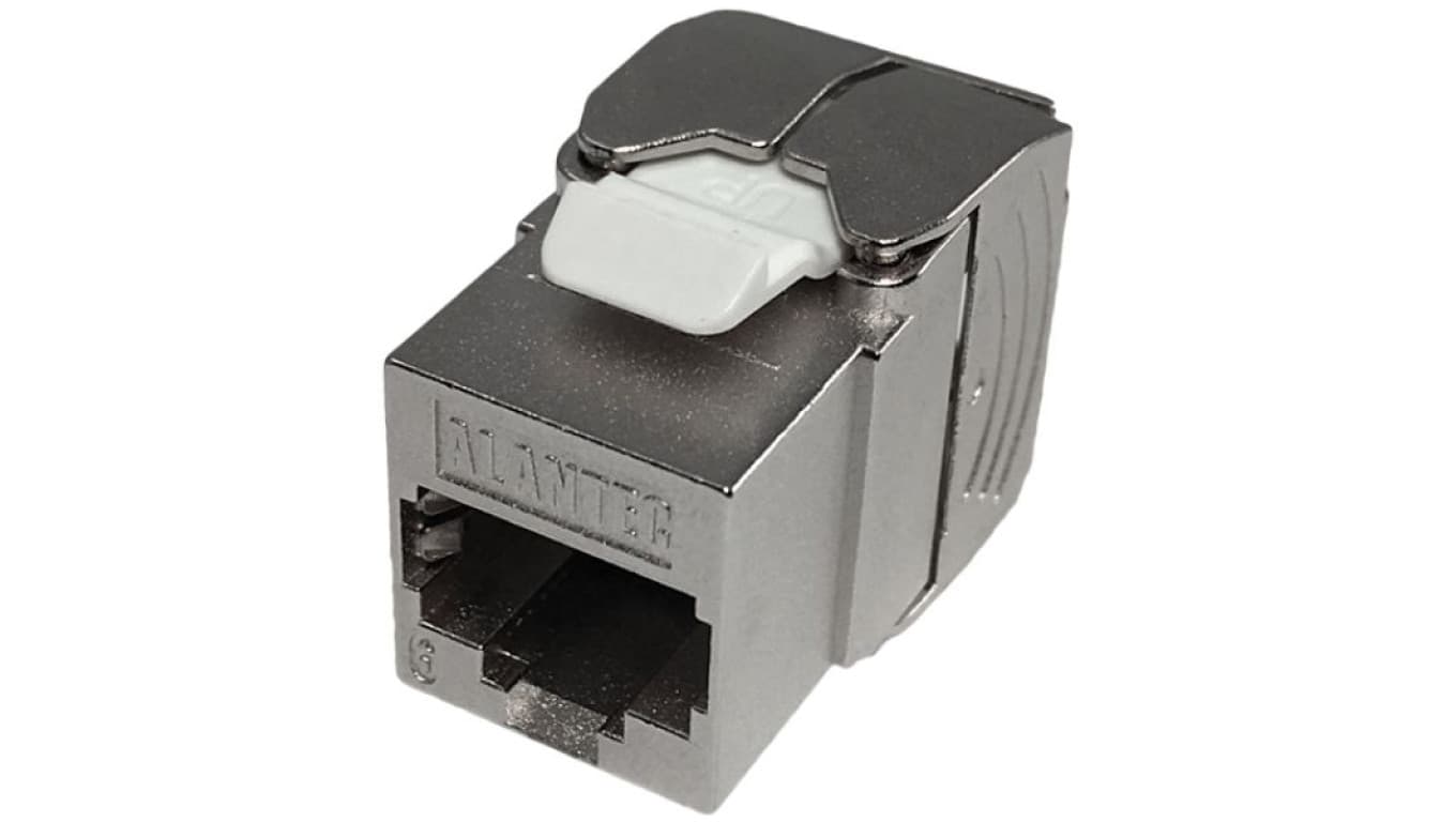 

Moduł keystone RJ45 beznarzędziowy STP kat.6 PoE+ (długość 28mm) ALANTEC Plus - badanie jakości INTERTEK (USA) - PODWYŻSZONE PARAMETRY TRANSMISYJNE - ALANTEC, Usa) - podwyższone parametry transmisyjne - alante