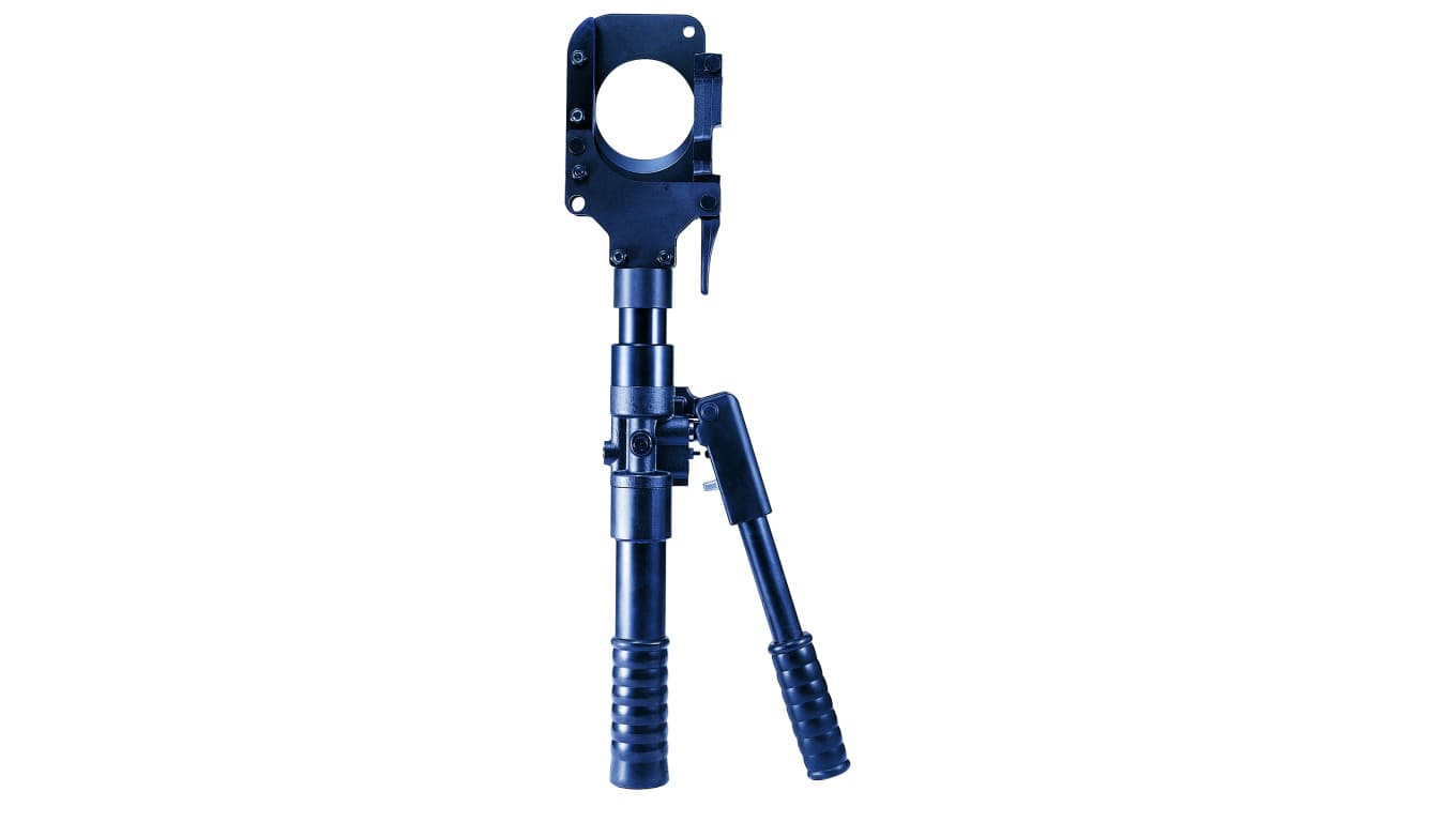 

HS-85K Nożyce hydrauliczne do cięcia kabli i przewodów FI:85mm / Odcinak hydrauliczny do kabli 0-85mm / Nożyce do kabli HS-85K