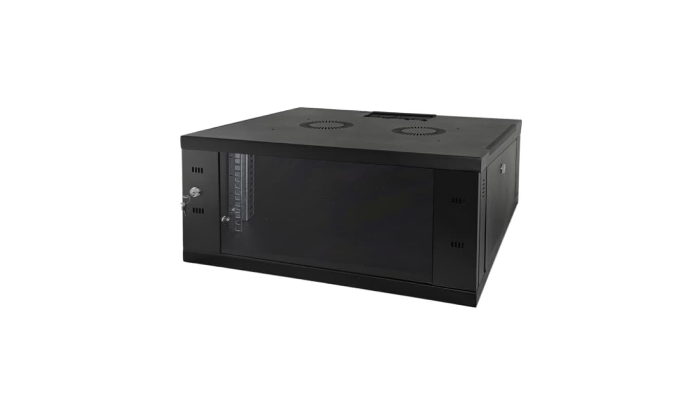 

Szafa wisząca 7U, STRONG RACK, 600x450, czarna, drzwi szklane, jednoskrzydłowe, tył osłona pełna, osłony boczne zamykane na klucz, kolor czarny, FLAT PACK ALANTEC - ALANTEC