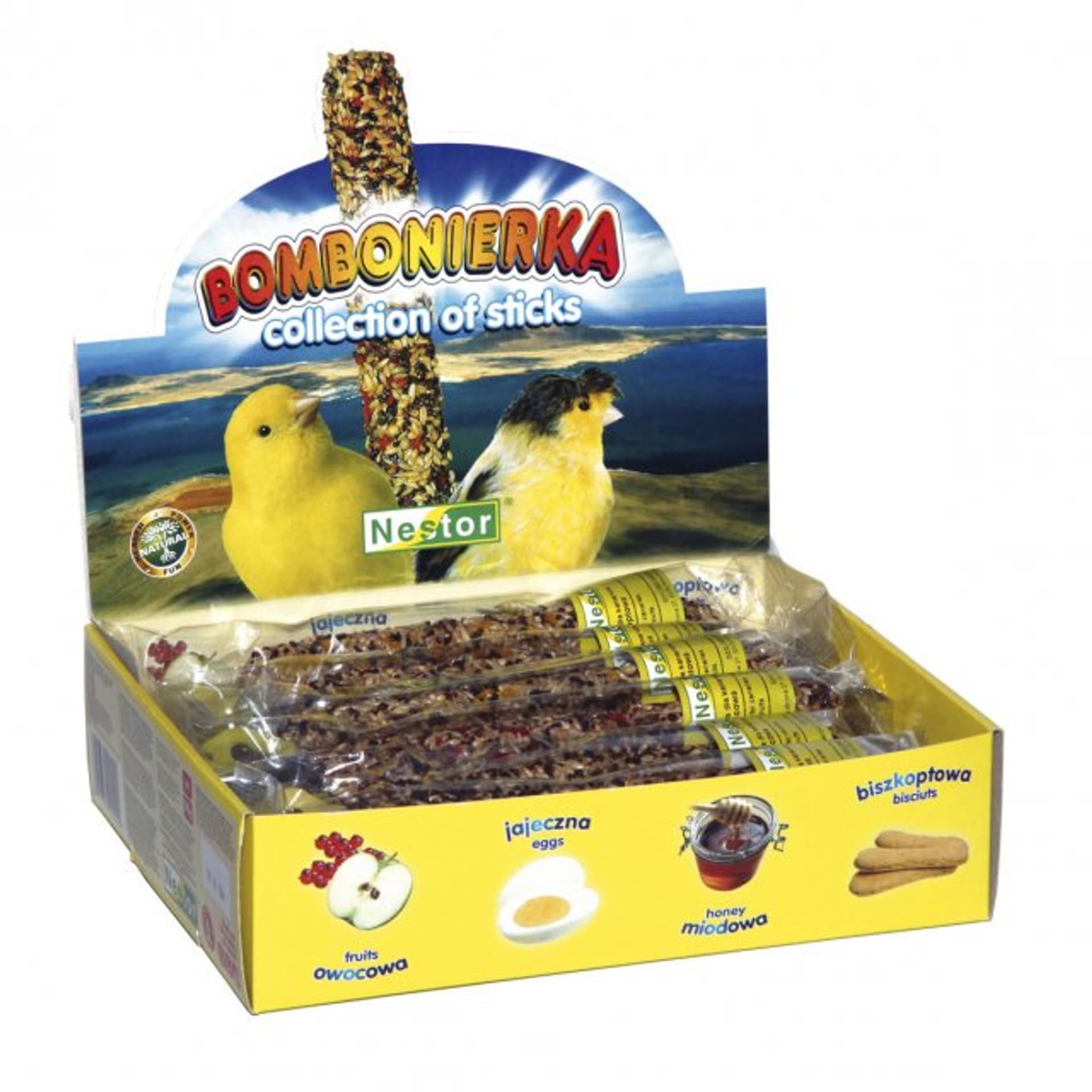 

NESTOR Bombonierka CLASSIC dla kanarków 12 szt. [BK]