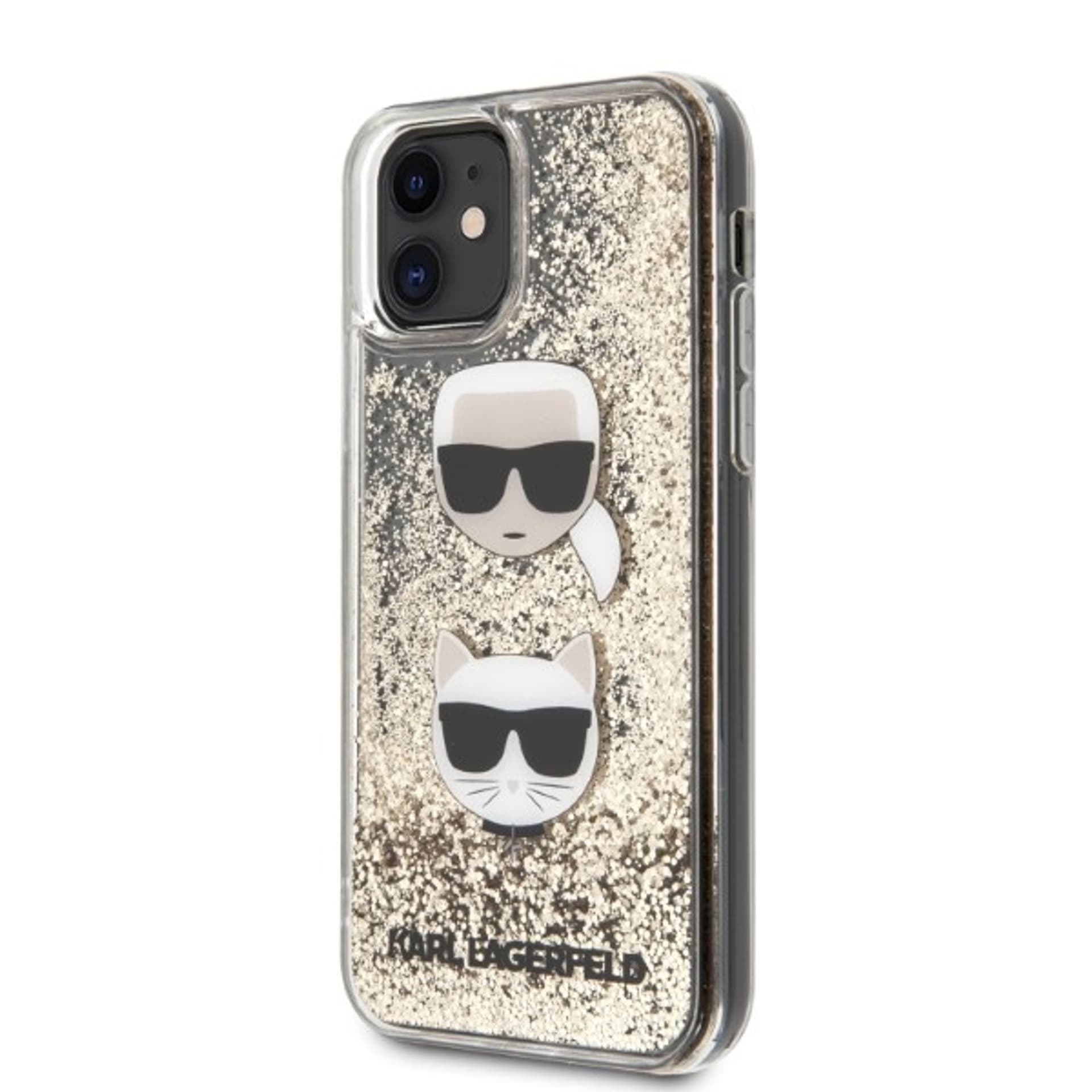 

Karl Lagerfeld KLHCN61KCGLGO iPhone 11 6,1" złoty/gold hardcase Liquid Glitter Karl&Choupette