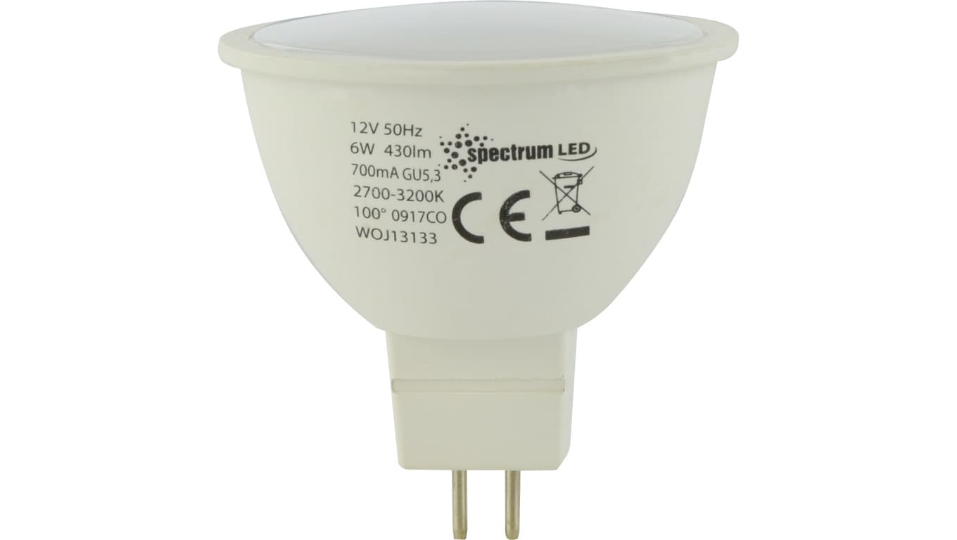 

Żarówka LED GU5,3 6W ciepła