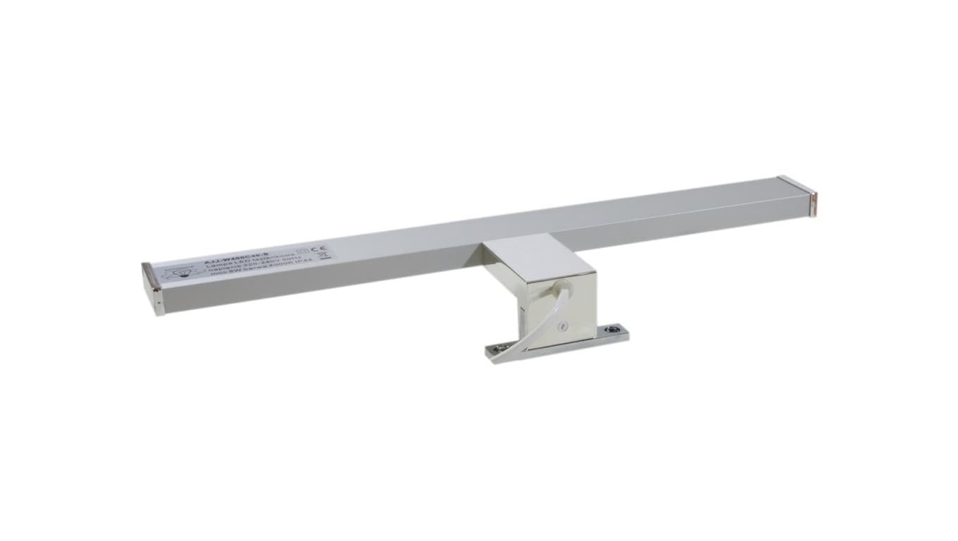 

Lampa LED łazienkowa srebrna 8W 40cm na lustro szafke AJJ-W400C40-S