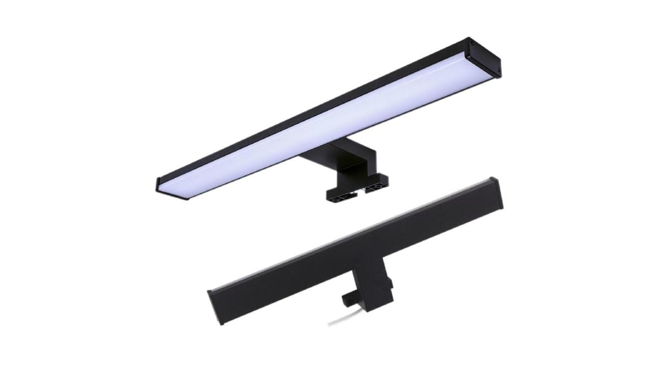 

Lampa LED łazienkowa czarny 8W 40cm na lustro lub szafke