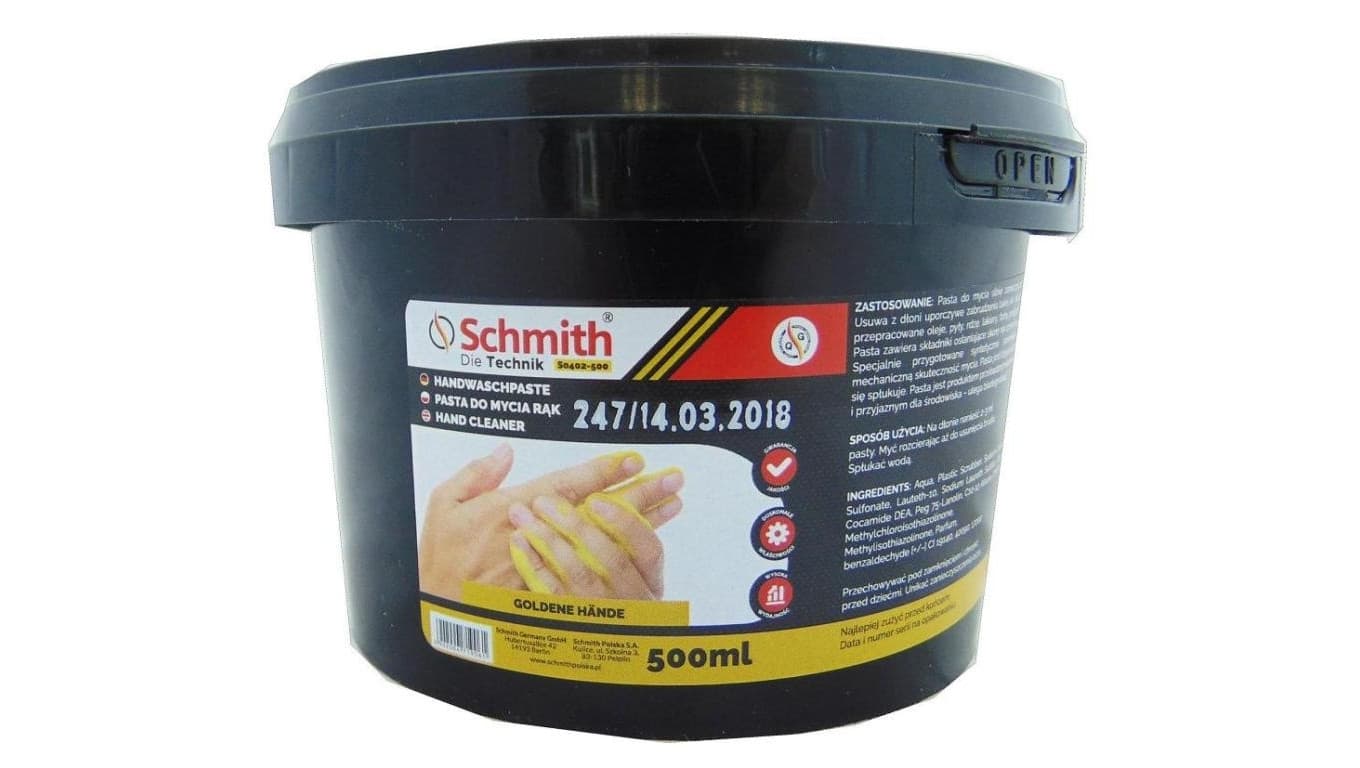 

Pasta BHP do mycia rąk 500ml ścierniwo Schmith
