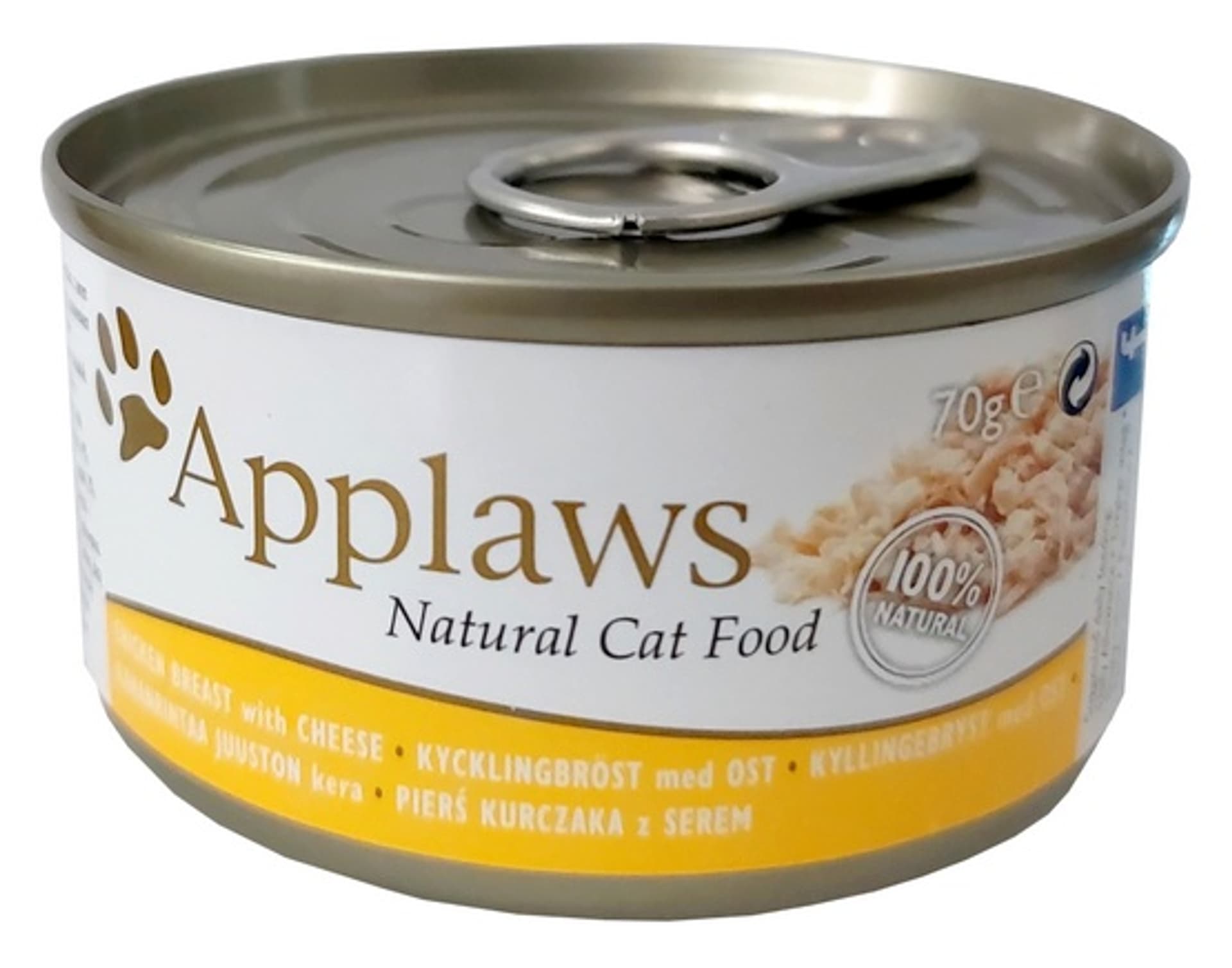 

Applaws puszka dla kota Kurczak i Ser 70g