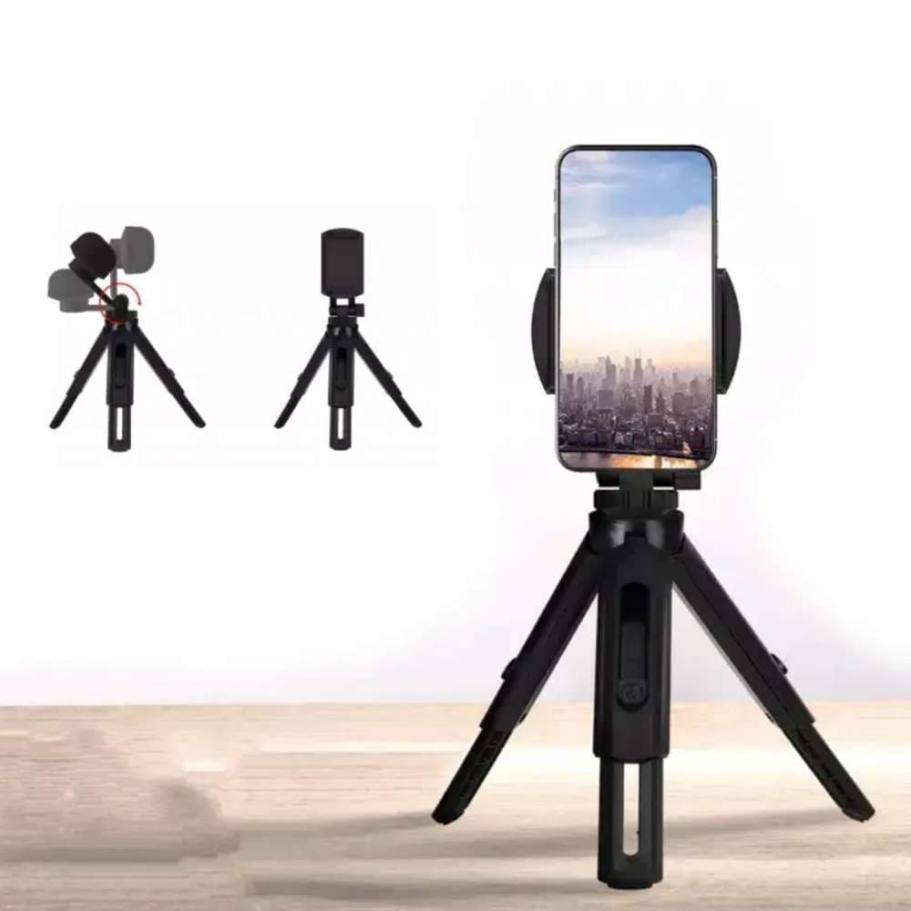 

Statyw tripod z uchwytem na telefon do zdjęć Vlogowania Uniwersalny uchwyt 1/4 Czarny