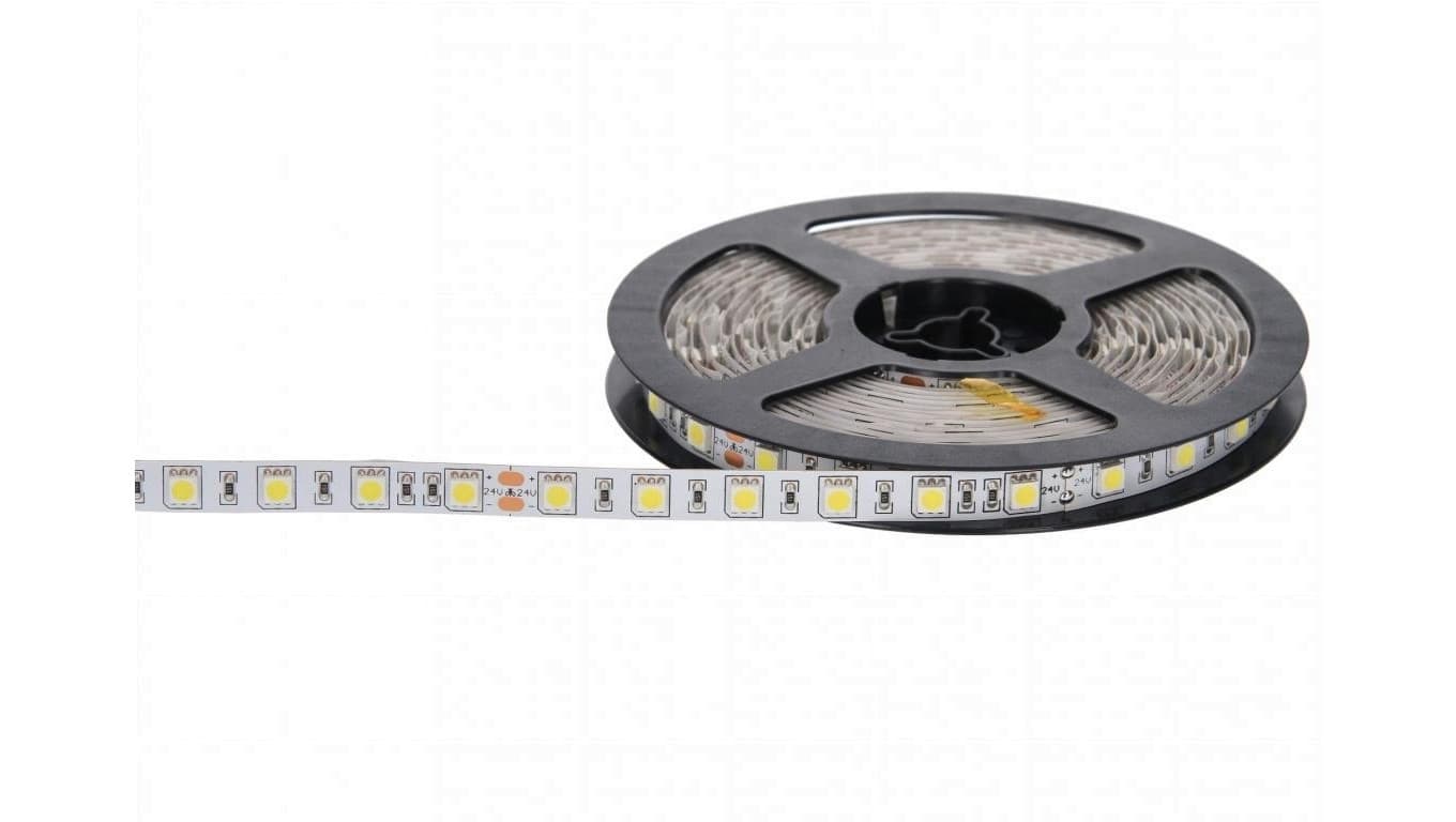 

Taśma Premium 24V 60led 6000-7000K SMD5050 (5) wyc, 5) wy
