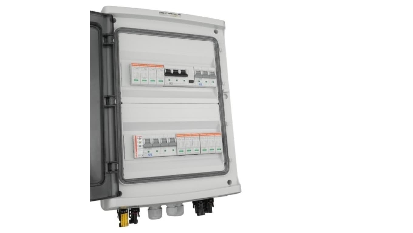

Rozdzielnica PV Fotowoltaiczna Solarna AC DC 1000V B20 40A 300mA 2S Doktorvolt 4630