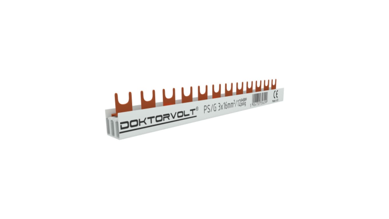 

Szyna łączeniowa grzebieniowa PS/G 3-fazowa 12-modułowa 16mm2 100A 6299