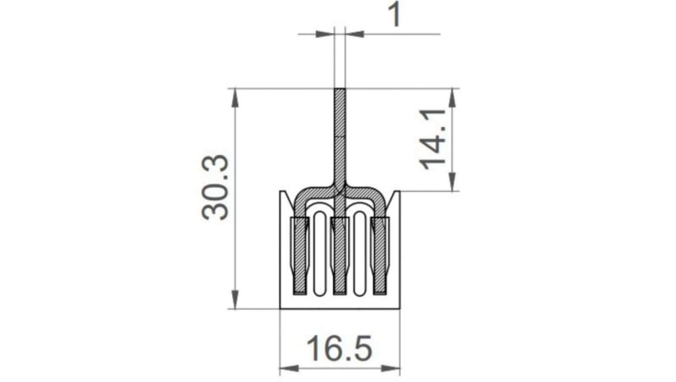 

Szyna łączeniowa grzebieniowa PS/G 3-fazowa 12-modułowa 10mm2 63A DV 6282