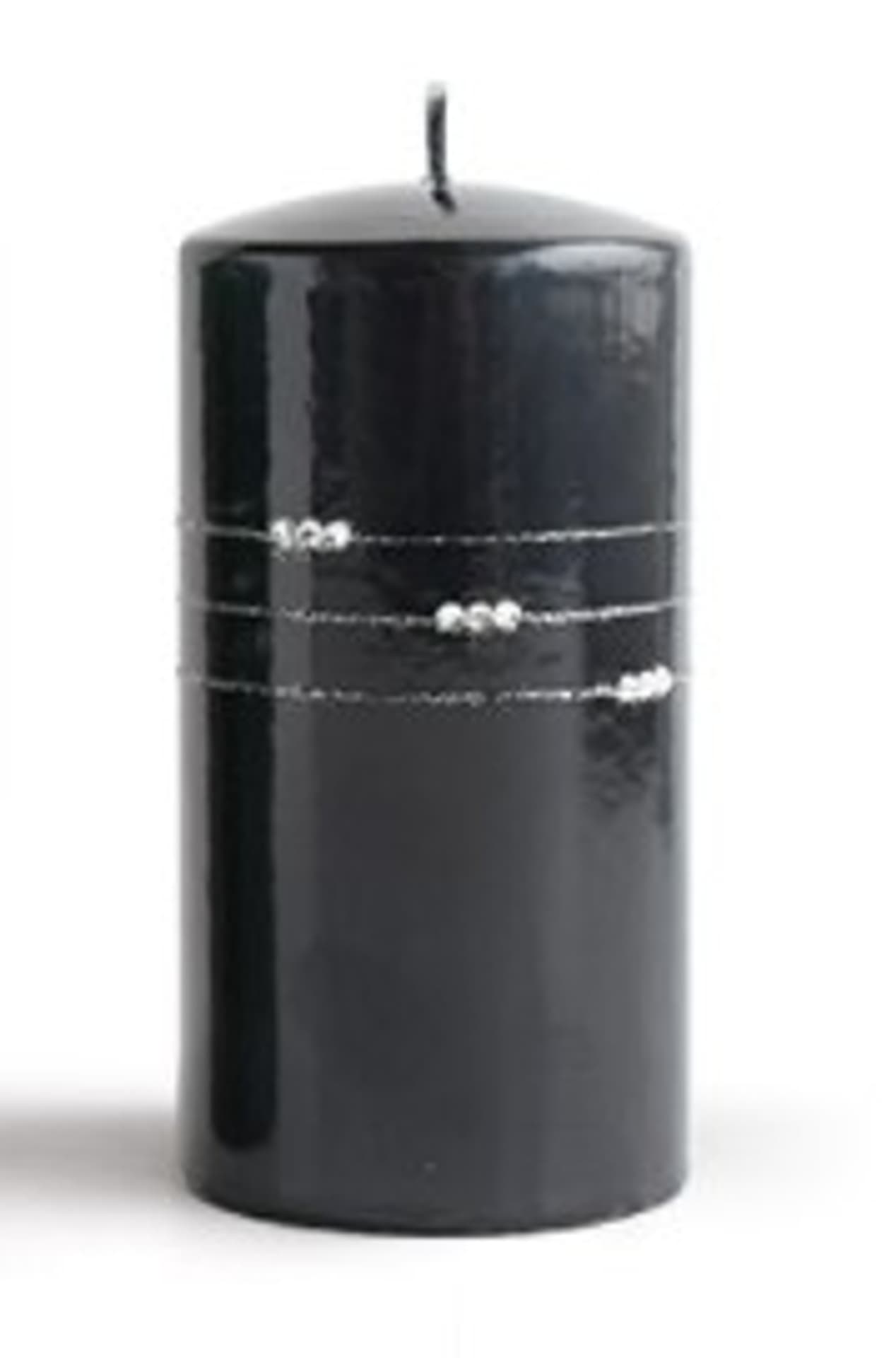 

Świeca KOLIA MET walec średni 7xh14cm czarna