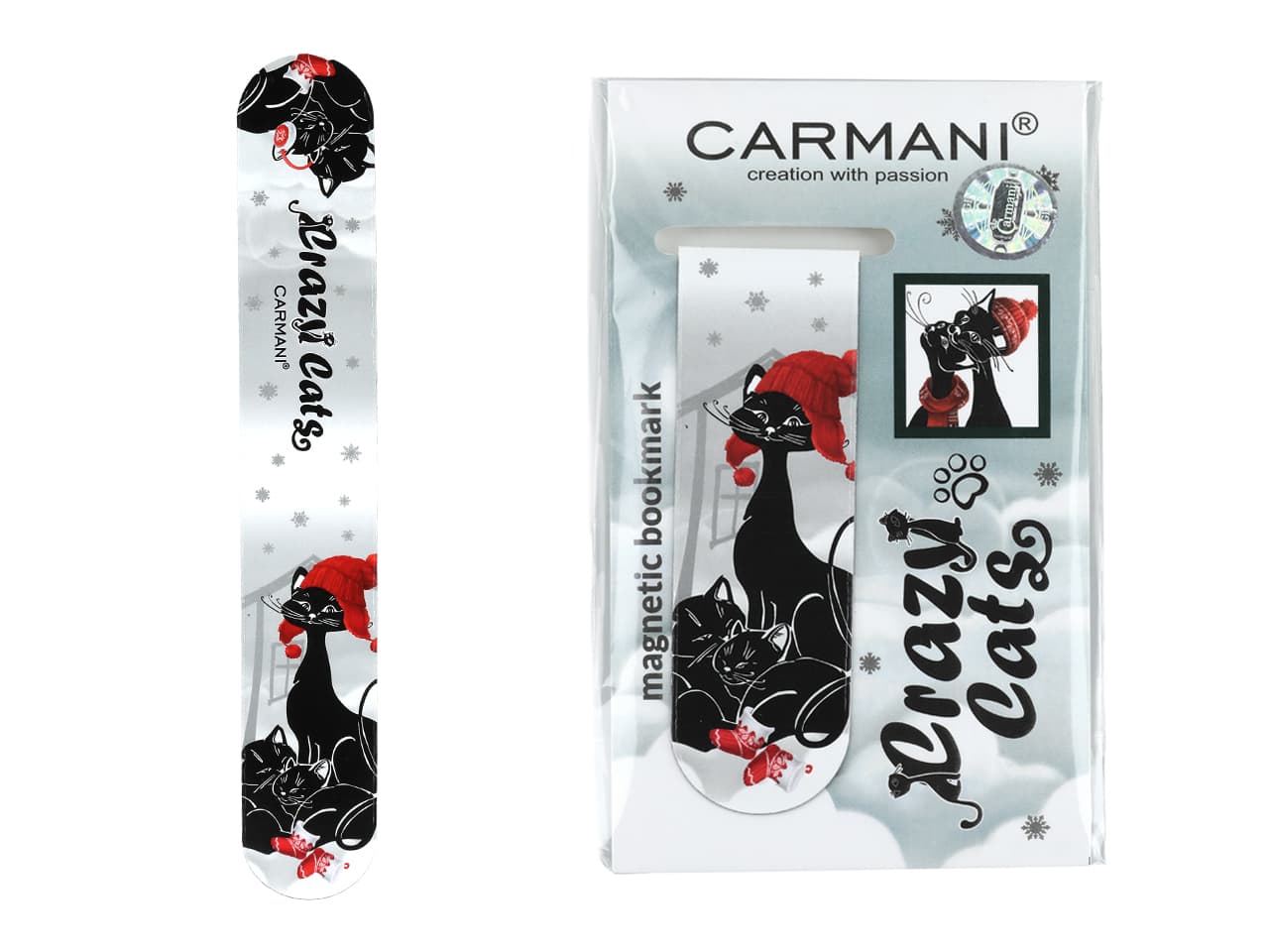 

Zakładka magnetyczna - Świąteczne koty (CARMANI)