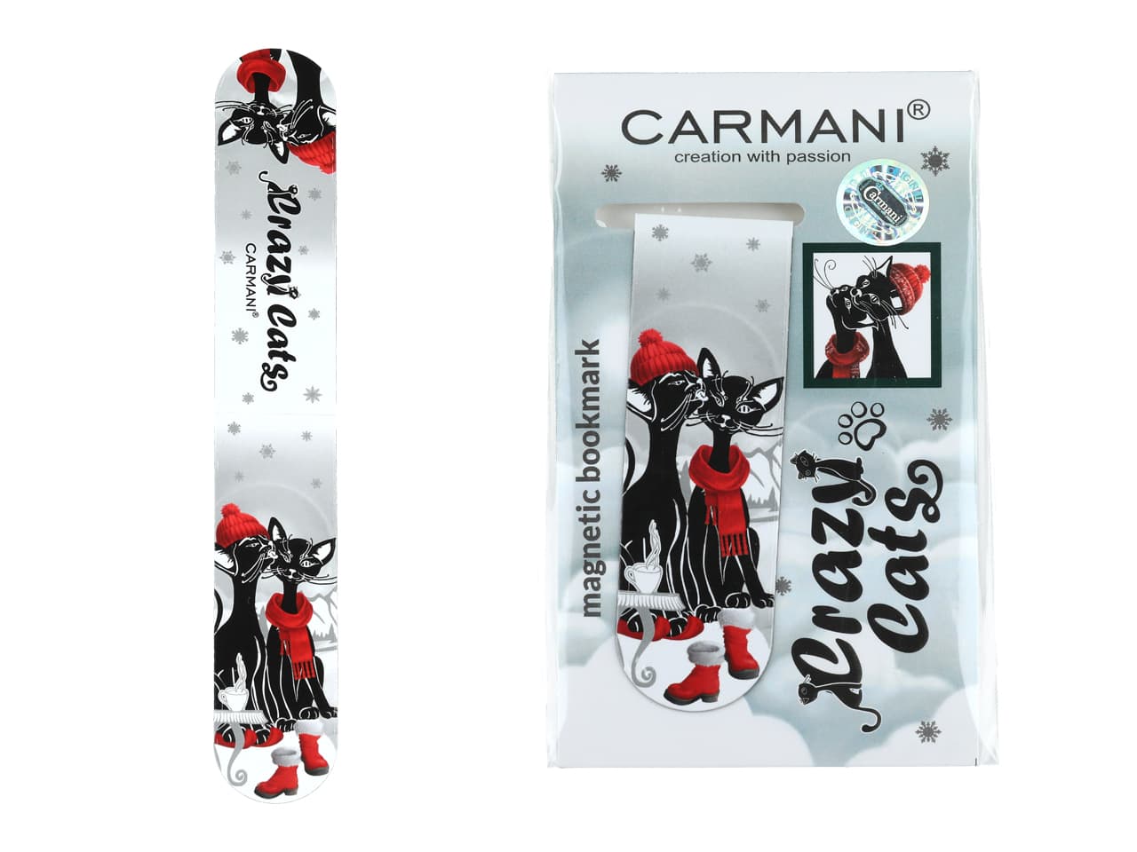 

Zakładka magnetyczna - Świąteczne koty (CARMANI)