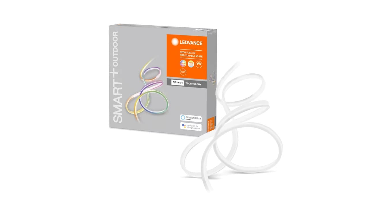 

Ledvance SMART+ WiFi Neon Flex RGBW Multicolor 15W 2700-6500K, 3 meters, Outdoor IP44, Plug Type-C (EU)